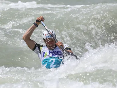 Benjamin Sav&scaron;ek19.05.2024 - Evropsko prvenstvo Kajak Kanu na divjih vodah Tacen 2024 - FOTO: Luka Cjuha