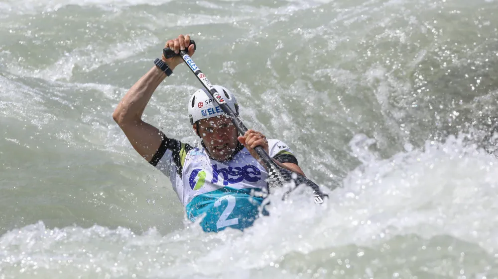 Benjamin Sav&scaron;ek19.05.2024 - Evropsko prvenstvo Kajak Kanu na divjih vodah Tacen 2024 - FOTO: Luka Cjuha