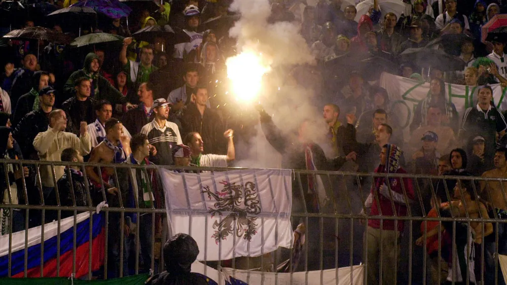 navijači, Beograd, nogomet Slovenija: Jugoslavija