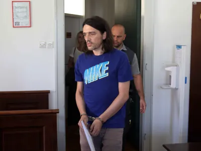 Niko Stariha - 29.07.2022 &ndash; sojenje Niku Starihi, ki je oktobra 2019 v priporu na Pov&scaron;etovi zažgal celico.//FOTO: Tomaž Skale