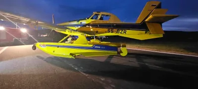 air tractor portorož / Foto: Uprava Za Zaščito In Reševanje