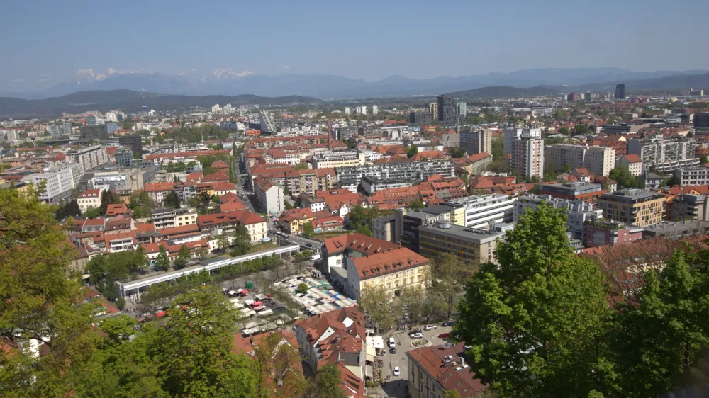 12.04.2024 - simbolična fotografija Ljubljana - panorama - vizija Ljubljane 2045Foto: Luka Cjuha