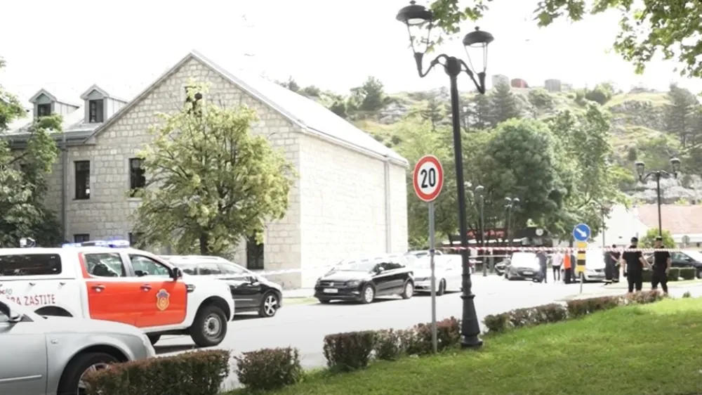 Prizori&scaron;če eksplozije na Cetinju.