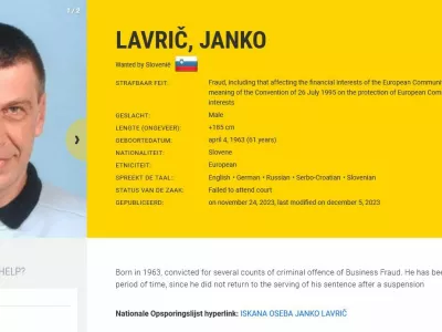 Janko Lavrič je trenutno edini Slovenec na Europolovem seznamu najbolj iskanih evropskih kriminalcev.&nbsp;