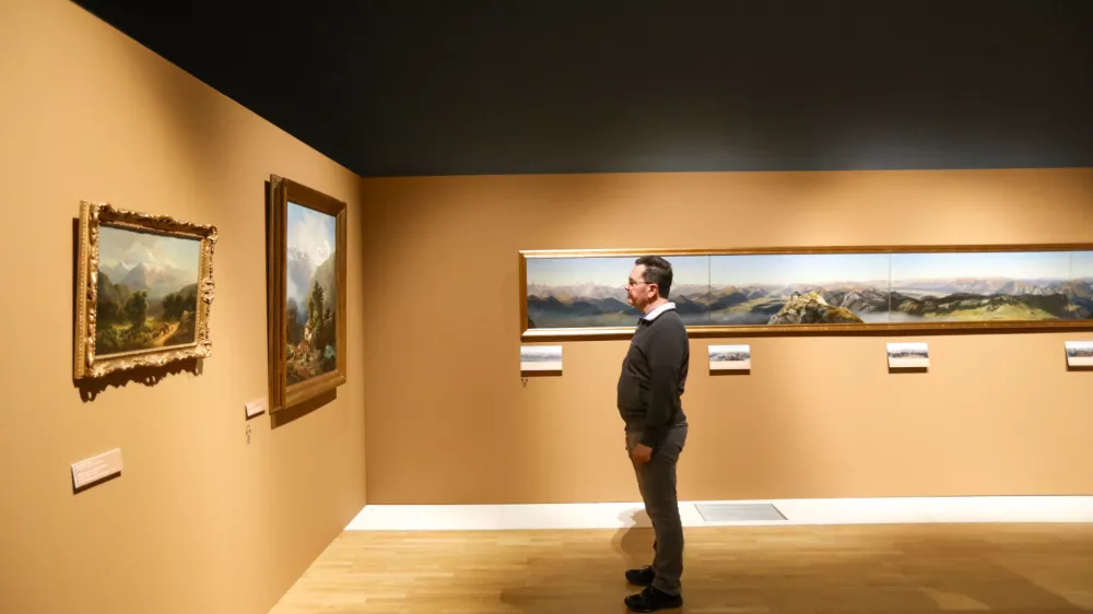 06.03.2024 -&nbsp; odprtje razstave Umetni&scaron;ka zbirka Kroples; zasebna umetni&scaron;ka zbirka - Narodna galerijaFoto: Luka Cjuha