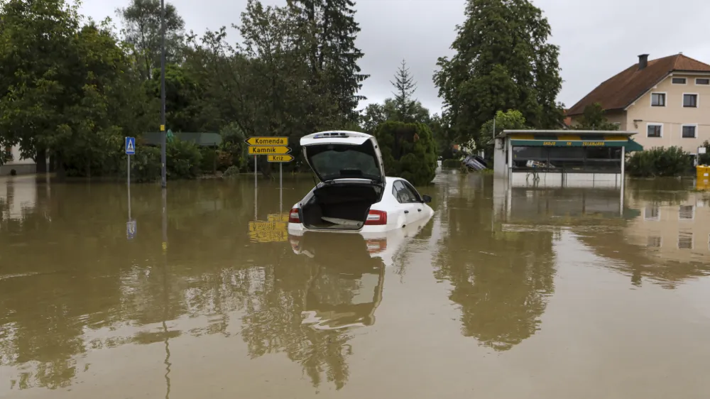 Moste pri Komendi04.08.2023 najhuj&scaron;e poplave v zgodovini Slovenije - slovenija pod vodo - poplavaFOTO: Luka Cjuha