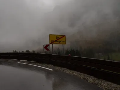 Log pod Mangartom- 30.10.2023 &ndash; Nevarnost plazov v Sloveniji.  //FOTO: Nik Erik NeubauerOPOMBA: REPORTAŽA ZA OBJEKTIV 2023