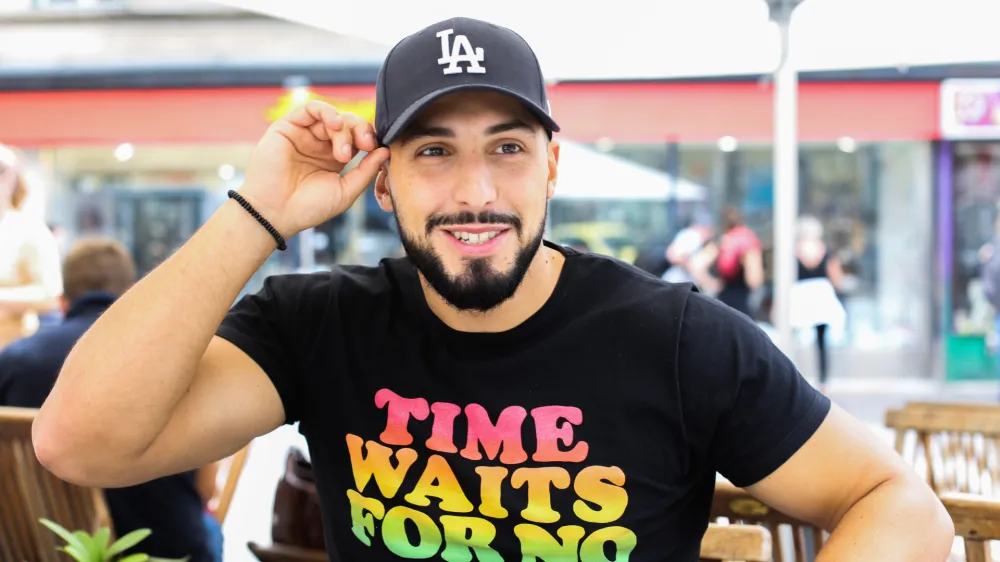 - 04.09.2018 - Sa&scaron;a Petrović (Challe Salle), pisec besedil, pevec, raper, nutricionist in fitnes trener //FOTO: Bojan Velikonja