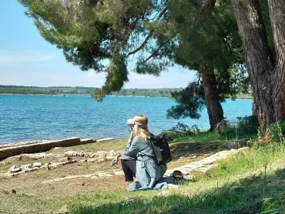 S pomočjo VR-očal se boste sprehodili po razko&scaron;ni vili iz časa rimskega cesarstva. Foto: Vesna Levičnik