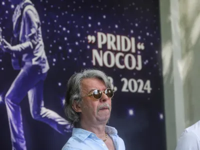 - Robert Pe&scaron;ut Magnifico, glasbenik.- 28.06.2024. - Tiskovna konferenca ekipe organizatorjev koncerta ob 30. obletnici delovanja Magnifica. //FOTO: Bojan Velikonja