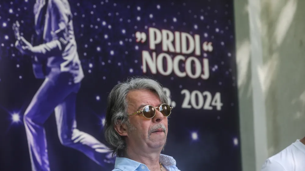 - Robert Pe&scaron;ut Magnifico, glasbenik.- 28.06.2024. - Tiskovna konferenca ekipe organizatorjev koncerta ob 30. obletnici delovanja Magnifica. //FOTO: Bojan Velikonja