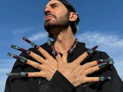 Komplet lakiranih nohtov za modnega oblikovalca Marca Jacobsa ni nič novega