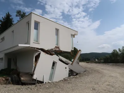 vodna ujma, Savinja, Letu&scaron;ka gmajna. Foto: Tatjana PIhlar