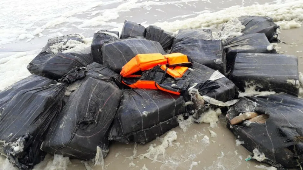 Kokain na obali Severnega morja.