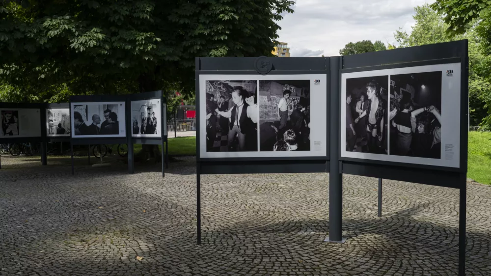 04.07.2024 -Razstava &raquo;Njihovi zakoni, na&scaron;a življenja&laquo; &ndash; Začetki LGBT gibanja v Sloveniji, Muzej novej&scaron;e in sodobne zgodovineFoto: Nik Erik Neubauer