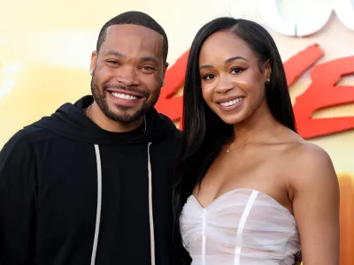 BEVERLY HILLS, CALIFORNIA - JUNE 20: Eric Murphy and Jasmine Page attend Los Angeles premiere of Netflix's "Beverly Hills Cop: Axel F" at Wallis Annenberg Center for the Performing Arts on June 20, 2024 in Beverly Hills, California. (Photo by Kayla Oaddams/WireImage)