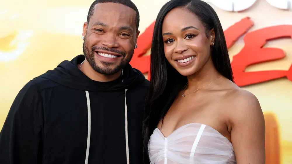 BEVERLY HILLS, CALIFORNIA - JUNE 20: Eric Murphy and Jasmine Page attend Los Angeles premiere of Netflix's "Beverly Hills Cop: Axel F" at Wallis Annenberg Center for the Performing Arts on June 20, 2024 in Beverly Hills, California. (Photo by Kayla Oaddams/WireImage)