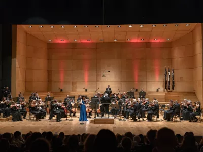 Orkester Majskega glasbenega festivala iz Firenc, Zubin Mehta (dirigent), Lana Trotov&scaron;ek (violina)