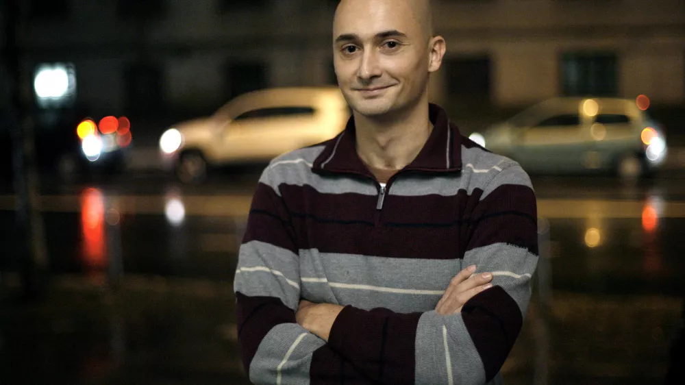 Matic Majcen, neodvisni filmski kritik, scenarist, //FOTO; Matej Pov&scaron;e