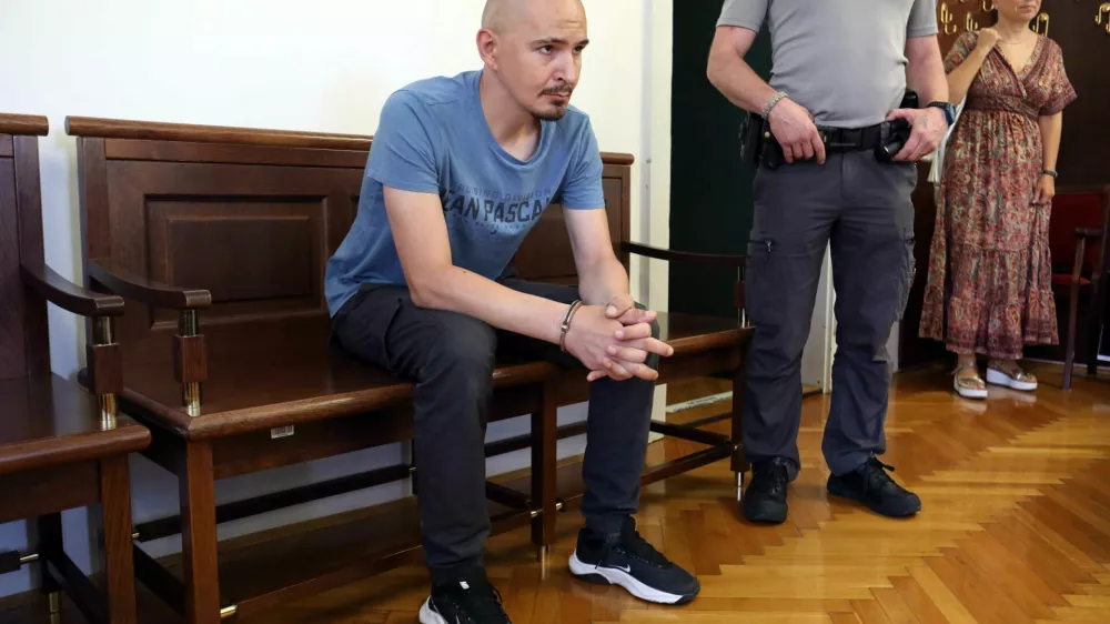 25.07.2024 - sodi&scaron;če, obtoženi Ale&scaron; Kro&scaron;eljFoto: Tomaž Skale