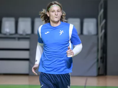 Jure Dolenec- 02.11.2023 - Rokomet - trening rokometne mo&scaron;ke reprezentance //FOTO: Jaka Gasar