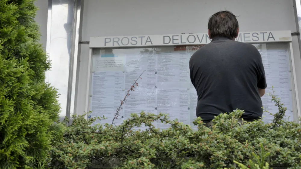 - Zavod RS za zaposlovanje, oglasna tabla - prosta delovna mesta, brezposelnost, Parmova ulica 32 //FOTO: Tomaž Zajel&scaron;nik