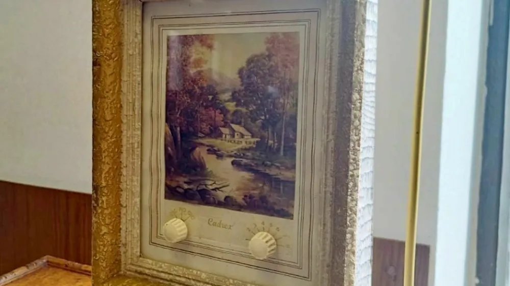 Umetni&scaron;ka slika je v resnici radijska antena.&nbsp;Foto:&nbsp;Katja Gle&scaron;čič