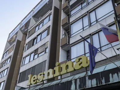 - 30.01.2023 - Poslovna stavba Lesnina, Parmova ulica 53 v Ljubljani &ndash; aretirali dva ruska agenta - ruska vohuna sta v najeti pisarni pod krinko služila ruski voja&scaron;ki obve&scaron;čevalni službi GRU //FOTO: Jaka Gasar