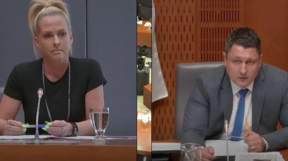 Petra Zakraj&scaron;ek in Ale&scaron; Rezar na zasli&scaron;anju v DZ 7. junija.