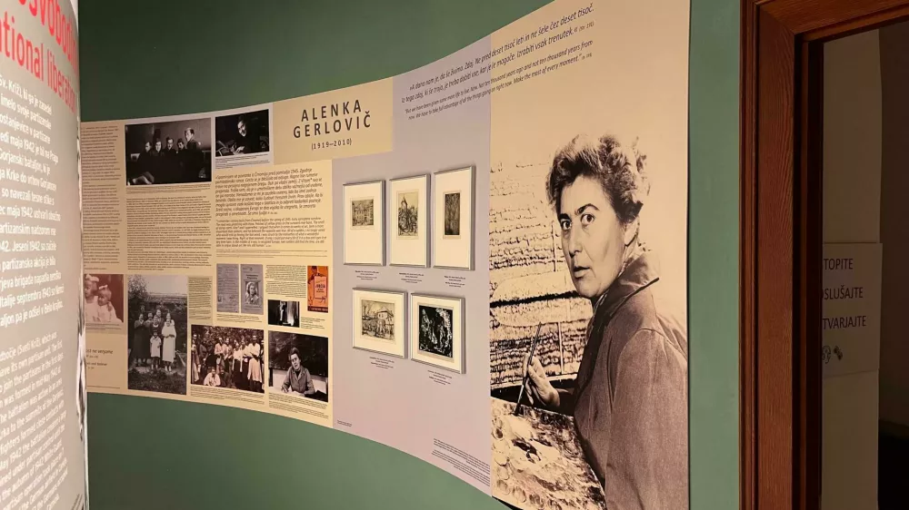 Razstava Muzejski donatorji &ndash; ožilje muzeja v Posavskem muzeju Brežice posebno pozornost namenja veliki donatorki, slikarki in pedagoginji Alenki Gerlovič. Foto: arhiv Posavskega muzeja Brežice