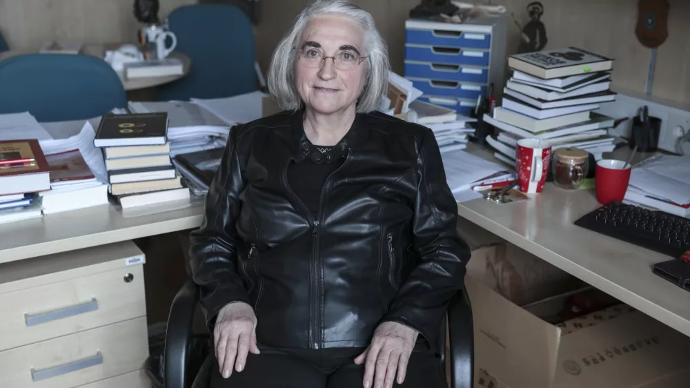 - 07.03. 2024 - biv&scaron;a ministrica za obrambo in predavateljica na FDV Ljubica Jelu&scaron;ič //FOTO: Jaka Gasar