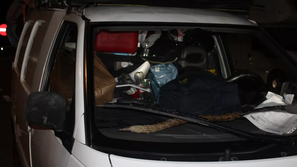 Preveč in nepravilno naložen tovor.