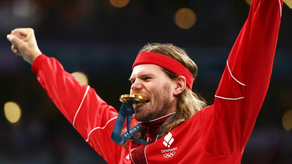Danski rokometa&scaron; Mikkel Hansen se je veselil že druge zlate kolajne na olimpijskih igrah. Foto:&nbsp; Reuters