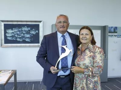 Damir Popovič, direktor podjetja IMP PUMPS - 26.10.2023 &ndash; Zlata gazela 2023 - Podjetje IMP PUMPS, proizvodnja črpalk in črpalnih sistemov, storitve, inženiring, d.o.o., Pod hrasti 28, Komenda //FOTO: Luka CjuhaOPOMBA: INTERVJU ZA OBJEKTIV 2023