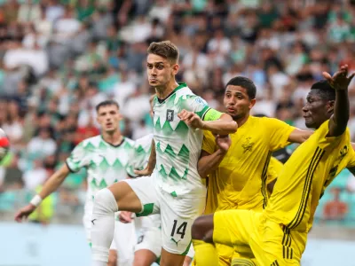 Marcel Ratnik 08.08.2024. - Nogomet, kvalifikacije za Evropsko ligo 3. krog Olimpija Ljubljana - &Scaron;erif Tiraspol. //FOTO: Bojan Velikonja