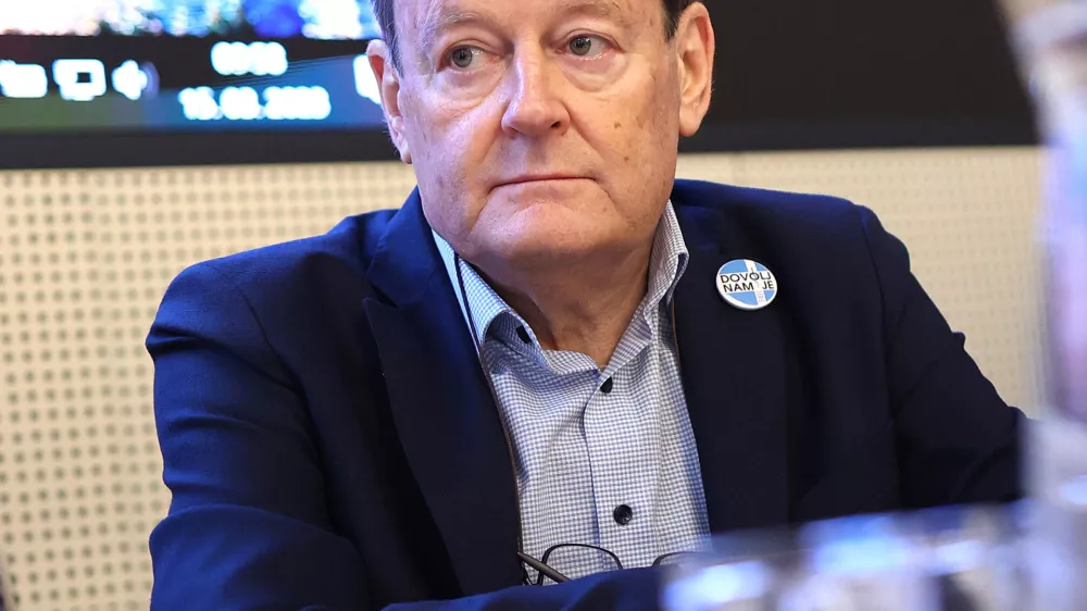 Damjan Polh, novi predsednik sindikata FIDES, sindikat zdravnikov in Zobozdravnikov Slovenije- 15.03.2023 &ndash; pogajanja o plačah v zdravstvu - nadaljevanje pogajanj o zdravstvenem plačnem stebru med vlado in reprezentativnimi sindikati s tega področja - //FOTO: Luka Cjuha