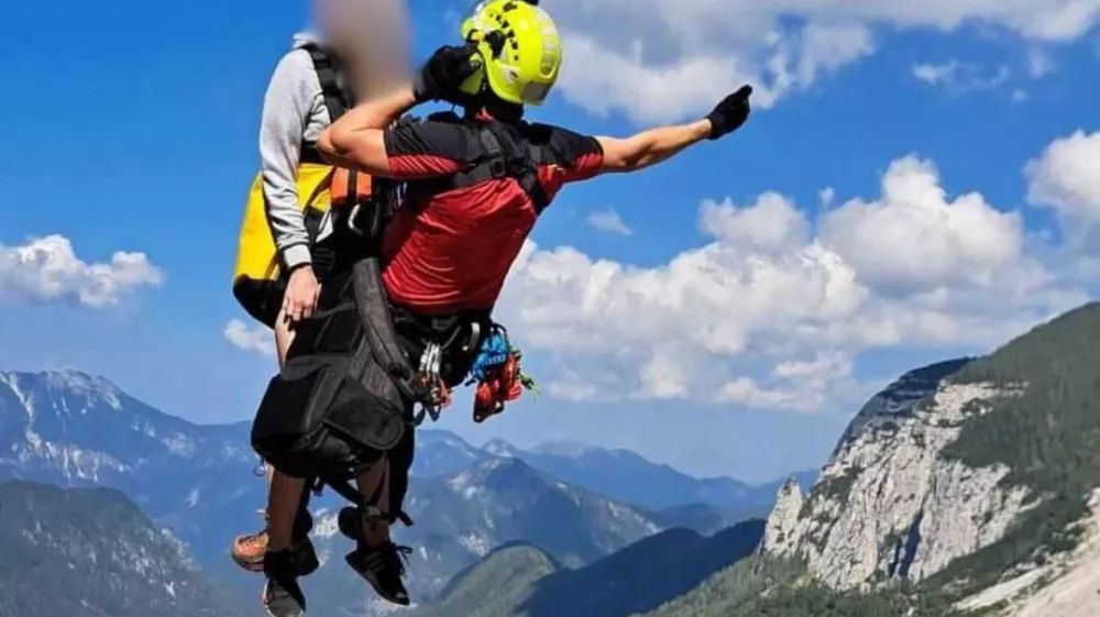 Re&scaron;evanje v gorah avgust 2024 Foto: G. Finžgar, Gorska re&scaron;evalna služba Radovljica/Facebook