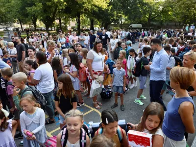 Začetek &scaron;olskega leta. / Foto: Jaka Gasar