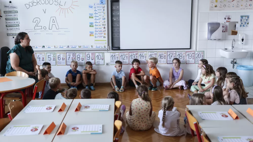 - O&Scaron; Vita Kraigherja- 02.09.2024 - prvi &scaron;olski dan učnega leta 24/25 - &scaron;olstvo, &scaron;ola, učenci, dijaki //FOTO: Jaka Gasar / Foto: Jaka Gasar