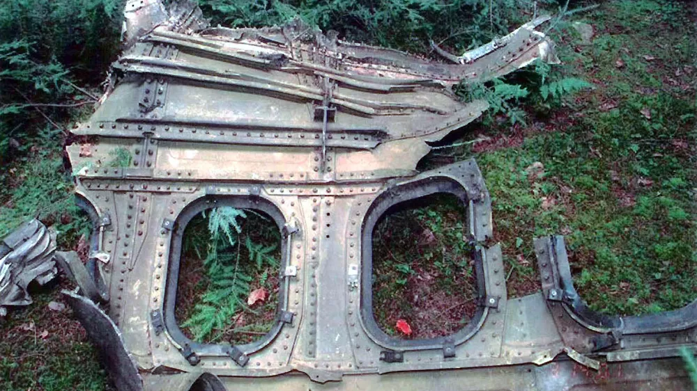 Razbitina četrtega letala, najdena na prizori&scaron;ču v okrožju Somerset v Pensilvaniji / Foto: Wikipedija / Foto: Wikipedija