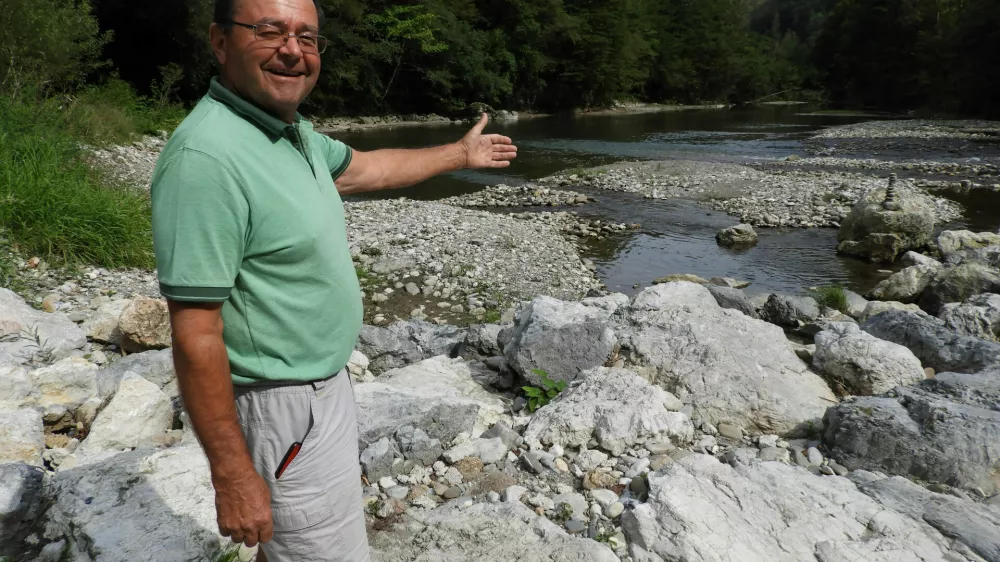 Boris Sovinc ribič / Foto: Katja Petrovec