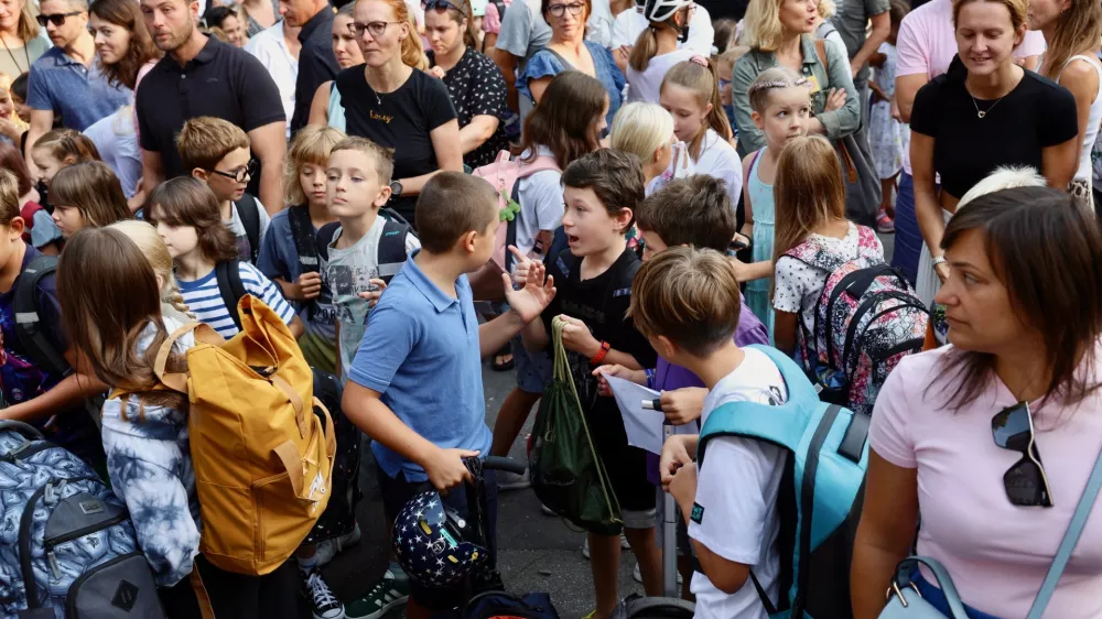 Začetek &scaron;olskega leta.