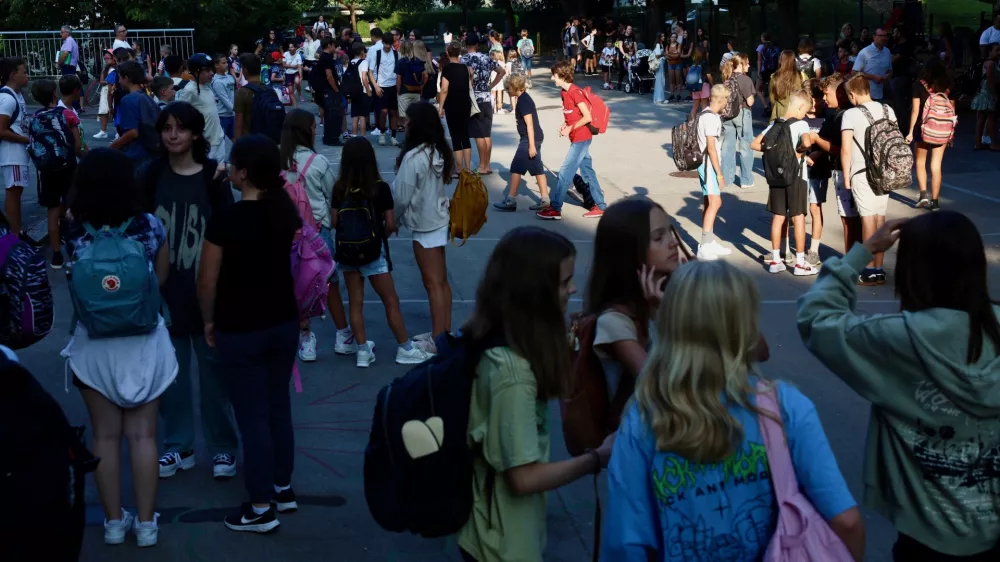 Začetek &scaron;olskega leta.