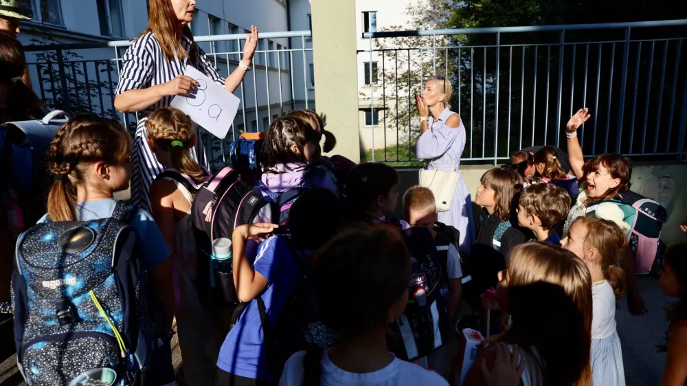 Začetek &scaron;olskega leta.