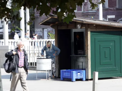Lani je bilo največje zanimanje za lokacijo na Pre&scaron;ernovem trgu. Foto: Tomaž Skale&nbsp;