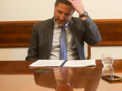 - 24.05.2024. - Klemen Bo&scaron;tjančič, minister za Finance RS.OPOMBA: ZA OBJAVO V OBJEKTIVU!FOTO: Bojan Velikonja