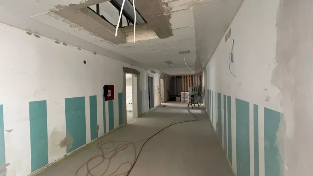 Zaradi obnove &scaron;ole po požaru ostaja zaprt celotni del predmetne stopnje z vsemi pripadajočimi dvanajstimi učilnicami. F arhiv O&Scaron; Bistrica