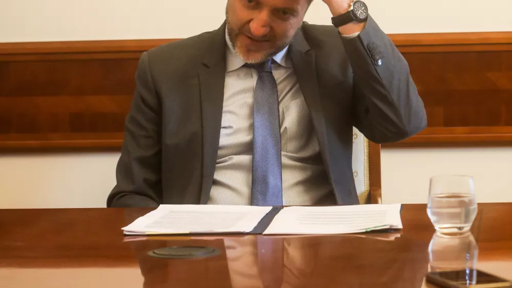 - 24.05.2024. - Klemen Bo&scaron;tjančič, minister za Finance RS.OPOMBA: ZA OBJAVO V OBJEKTIVU!FOTO: Bojan Velikonja