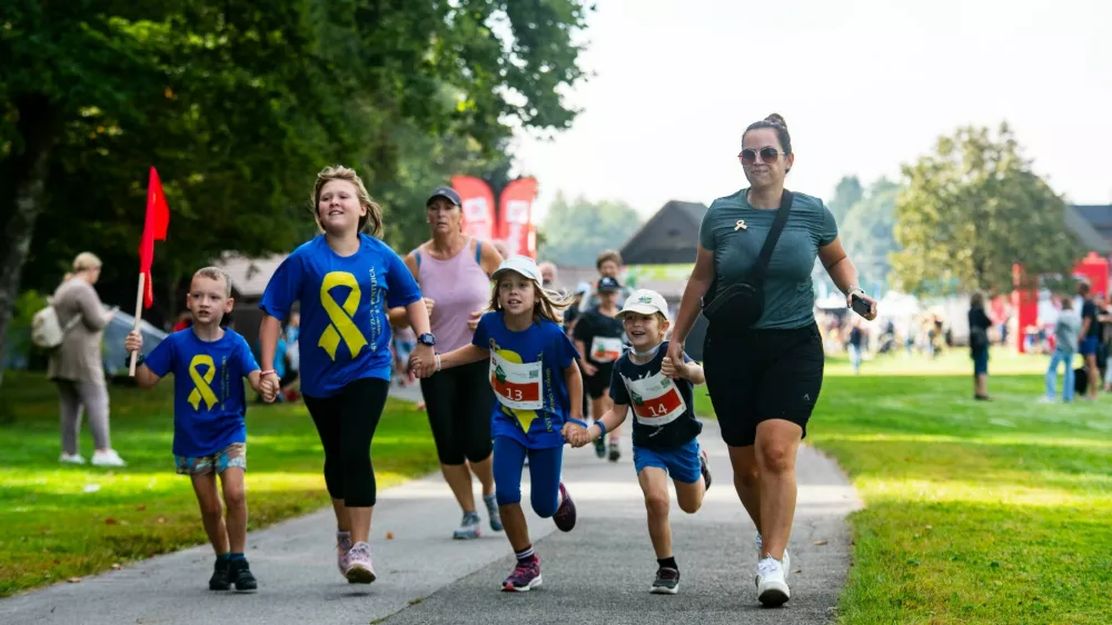 Tudi letos so bili prisotni otroci iz In&scaron;tituta Zlate pentljice. F Peter Podobnik