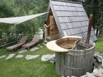 Camping Bled, nove lesene kamping hi&scaron;eFoto: Tomaž Skale / Foto: Tomaž Skale